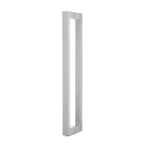 Rectangular Back to Back Pull Handle | Satin Stainless Steel
