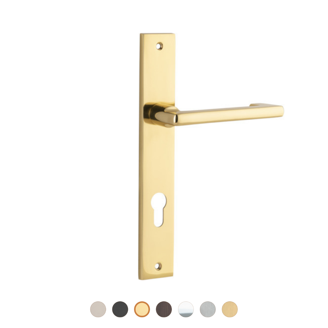 Baltimore Return Lever | Rectangular Backplate