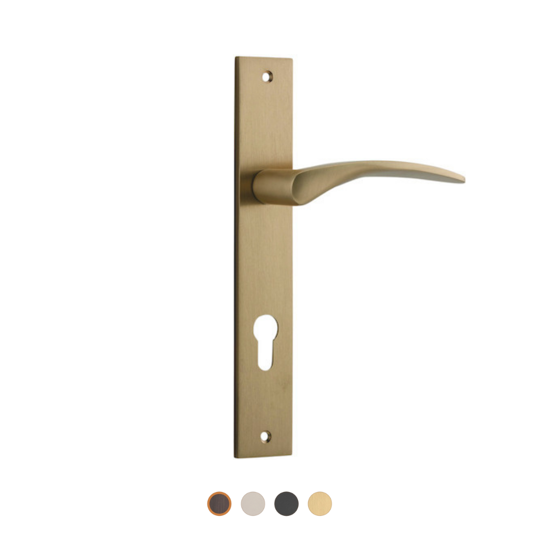 Oxford Lever | Rectangular Backplate