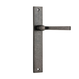 Annecy Lever | Rectangular Backplate