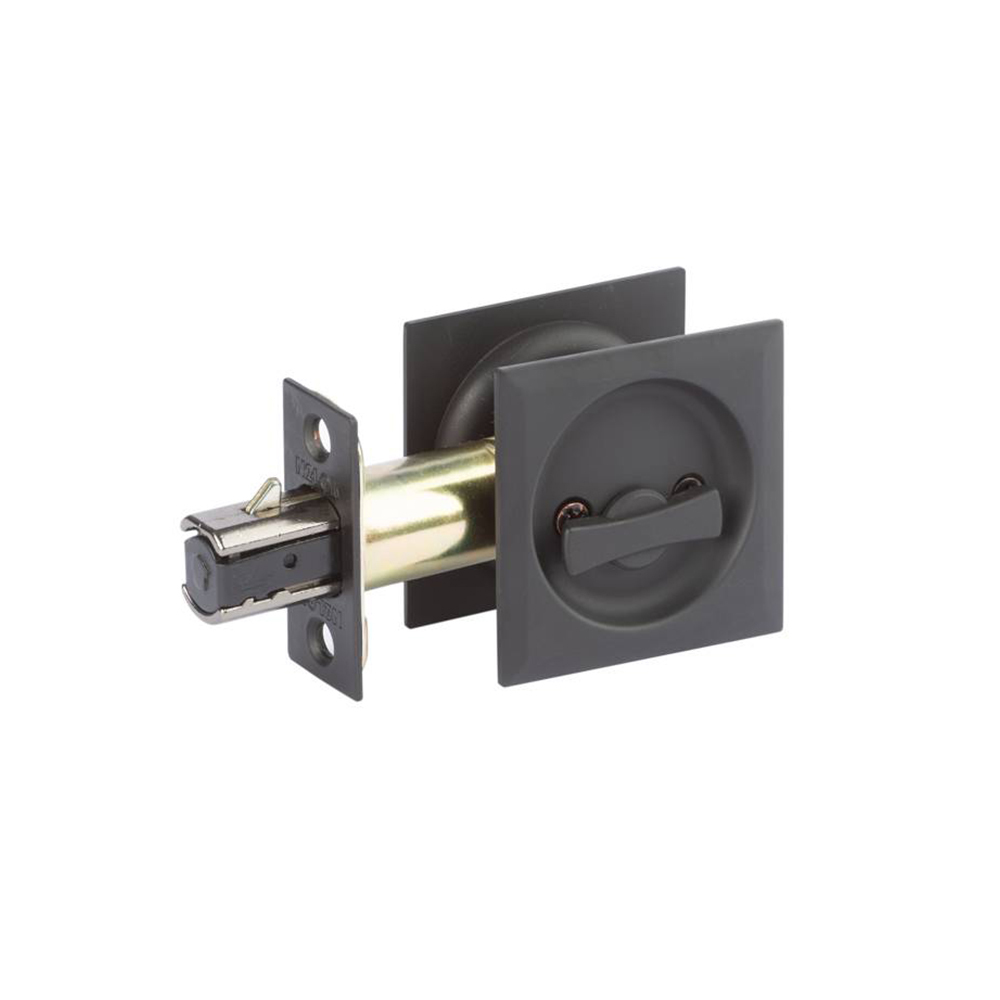 JM Square Sliding Privacy | Matt Black