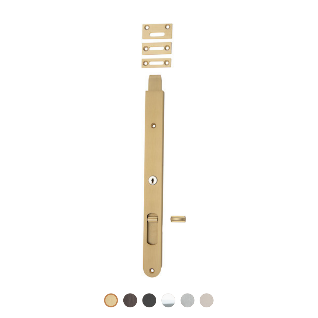 LUX Locking Flush Bolt