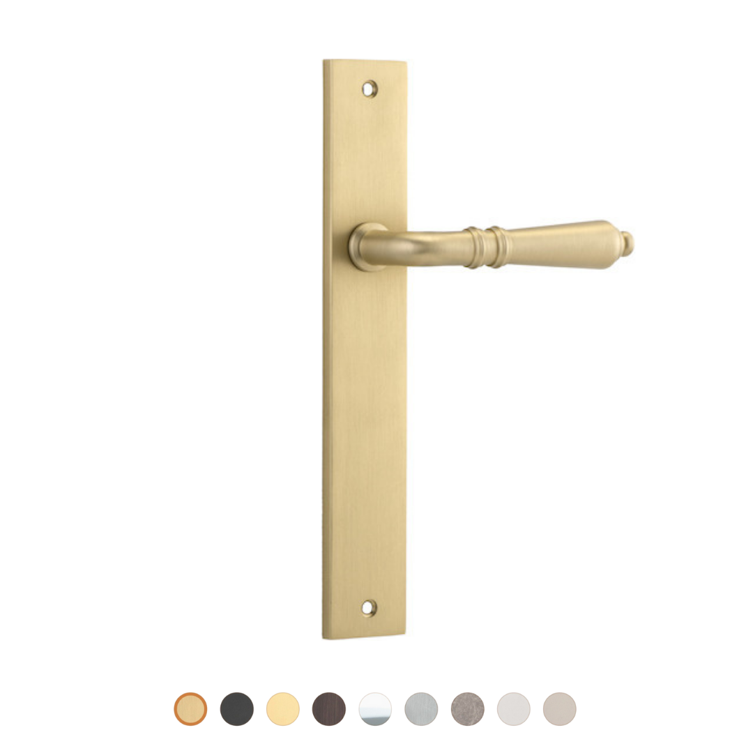 Sarlat Lever | Rectangular Backplate