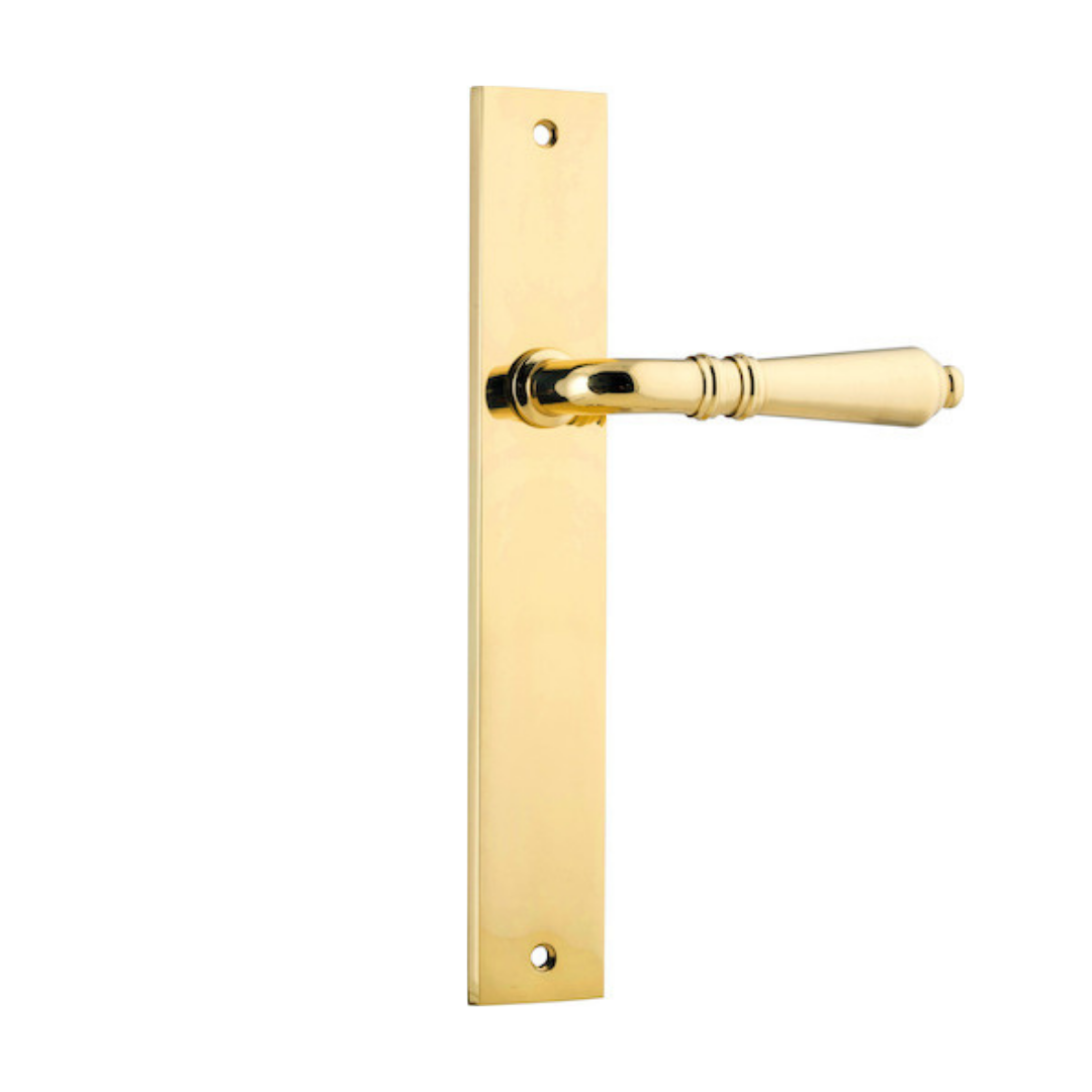Sarlat Lever | Rectangular Backplate