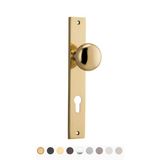 Cambridge Knob | Rectangular Backplate