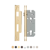 LUX Rebated 85mm Euro Mortice Locks