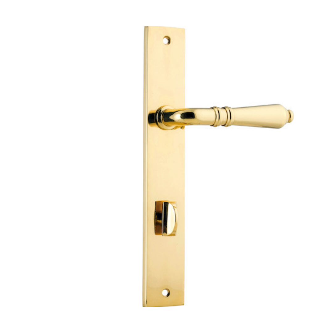 Sarlat Lever | Rectangular Backplate