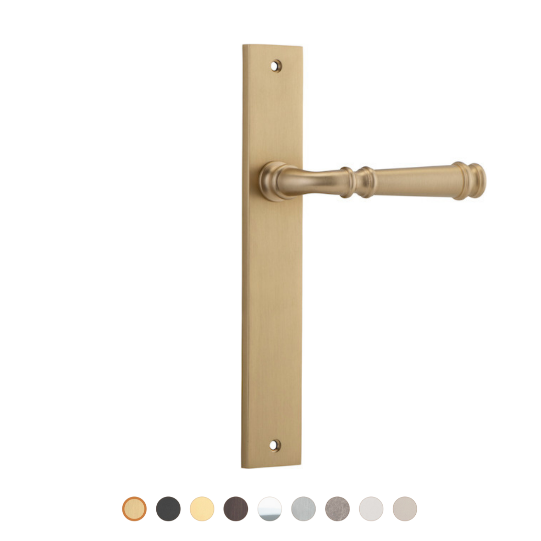 Verona Lever | Rectangular Backplate