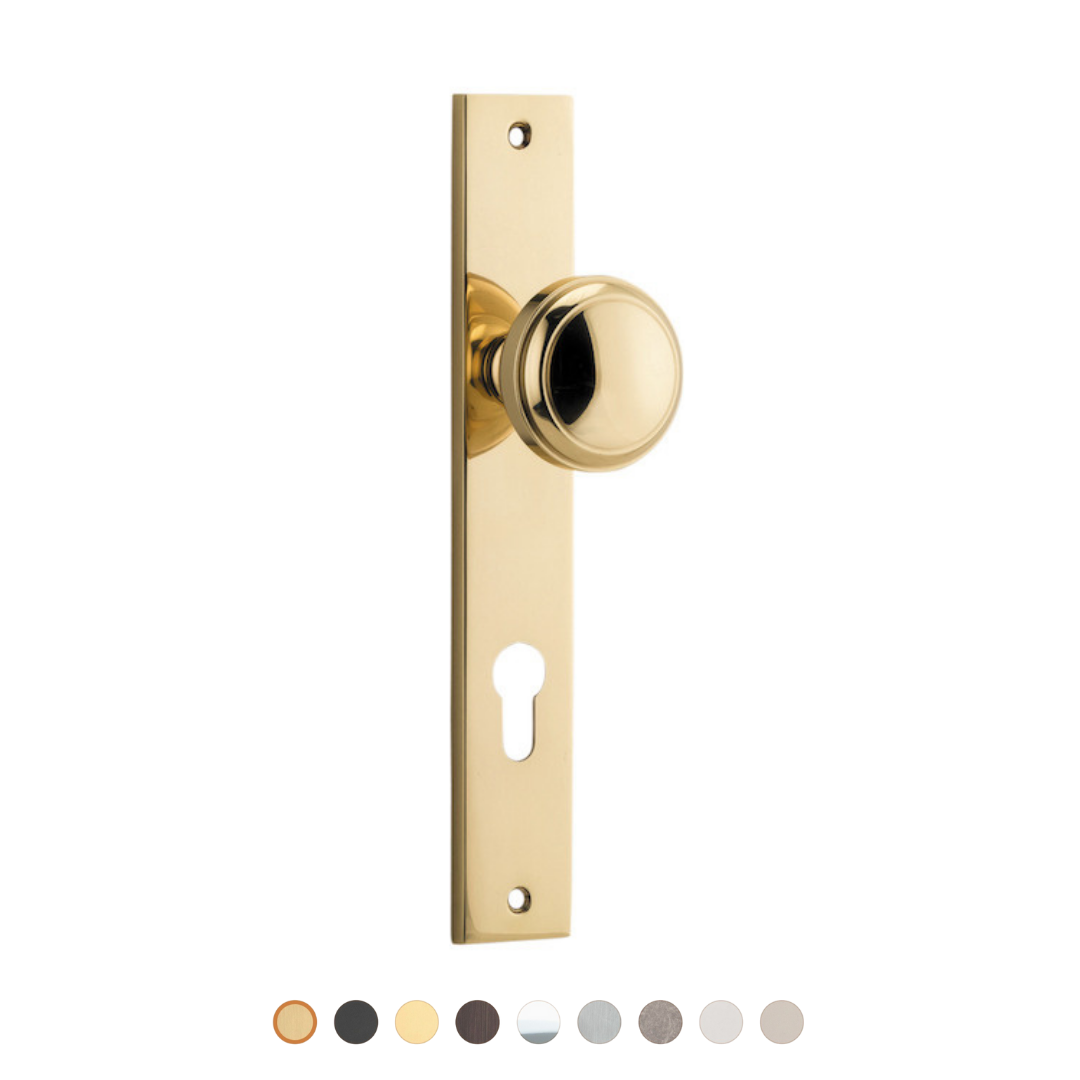 Paddington Knob | Rectangular Backplate