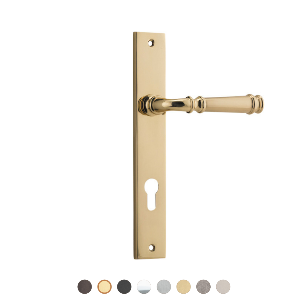 Verona Lever | Rectangular Backplate