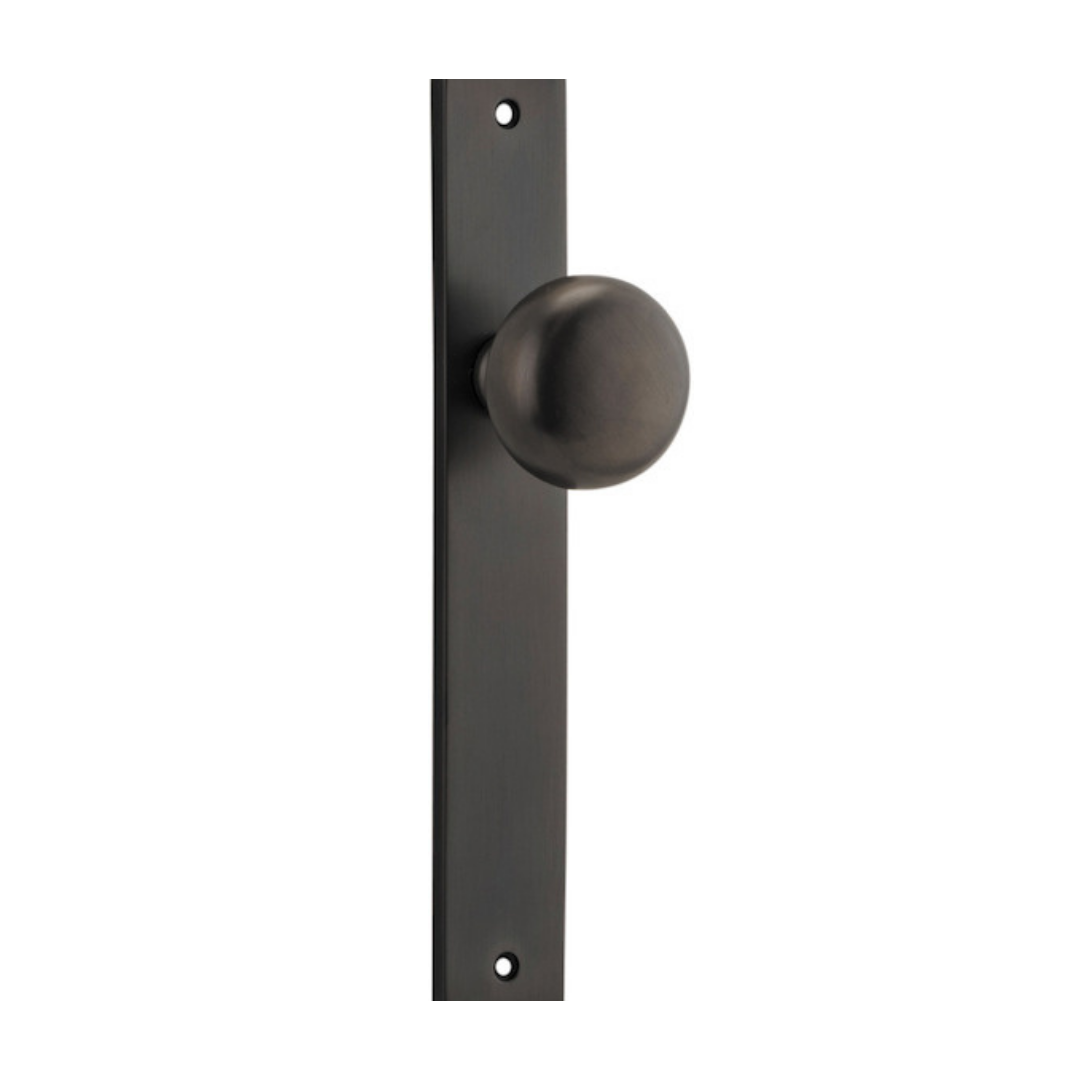 Cambridge Knob | Rectangular Backplate